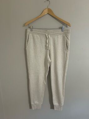 Amazon Essentials Heathered Light Gray Drawstring Joggers